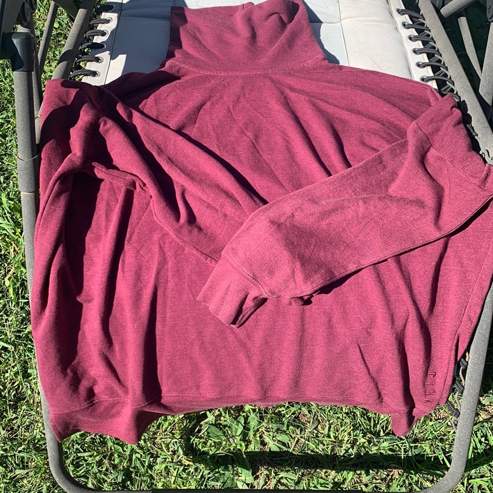 Victoria secret PINK turtle neck sweatshirt! Size XS slightly worn